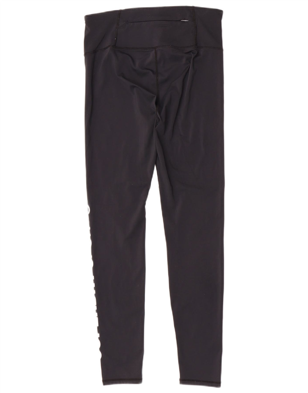 Superdry Womens Graphic Leggings UK 14 Medium Black Polyester