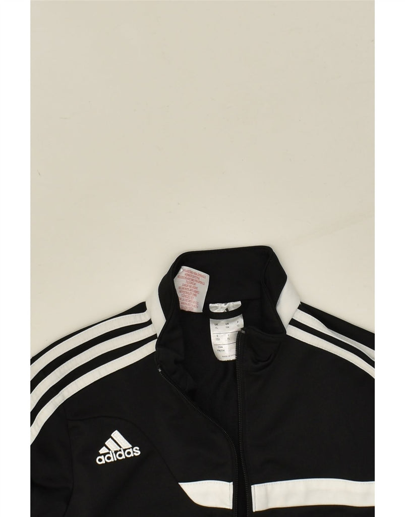 ADIDAS Boys Tracksuit Top Jacket 11-12 Years Large Black Colourblock | Vintage Adidas | Thrift | Second-Hand Adidas | Used Clothing | Messina Hembry 