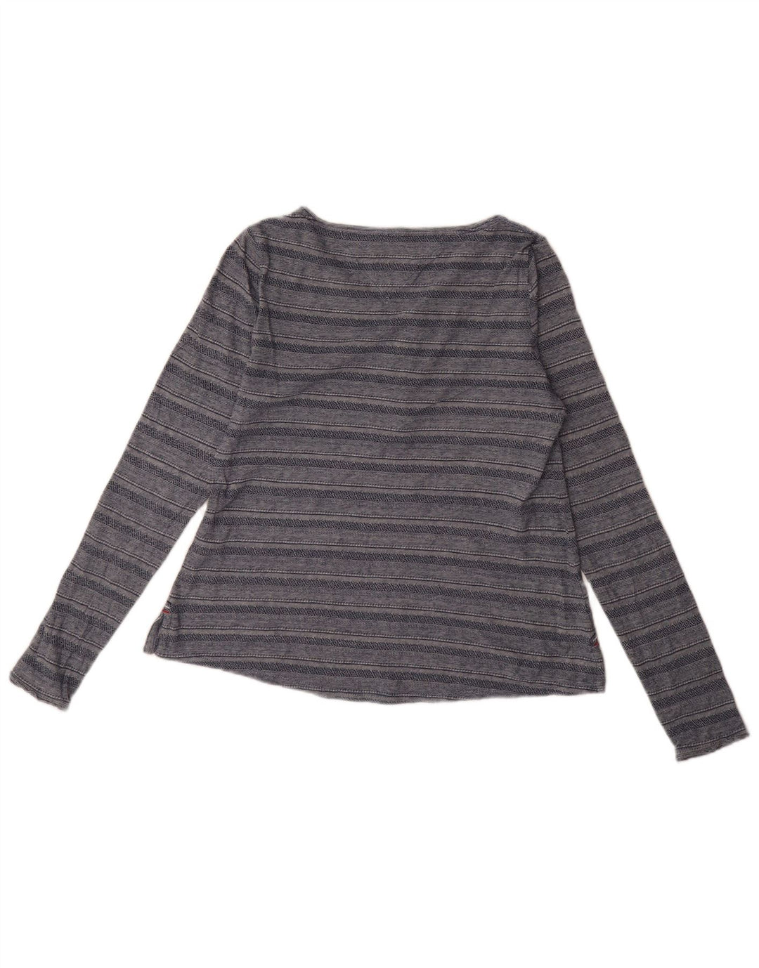 Tommy Hilfiger Womens Oversized Top Long Sleeve UK 6 XS Navy Blue Striped