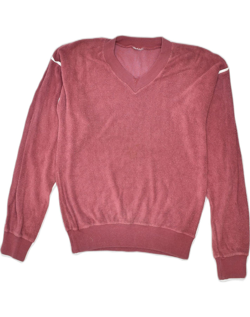 VINTAGE Womens Sweatshirt Jumper XS Maroon | Vintage | Thrift | Second-Hand | Used Clothing | Messina Hembry 