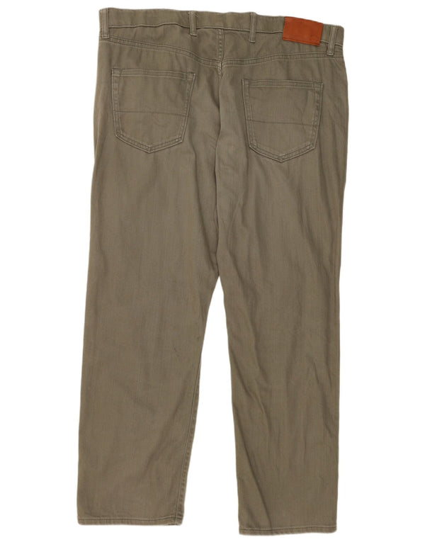Marks & Spencer Womens Regular Straight Jeans W38 L29 Green Cotton