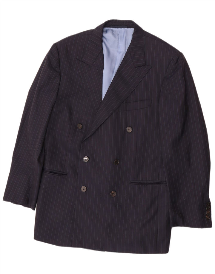 Ermenegildo Zegna Mens Blazer Jacket IT 48 Medium Navy Blue Classic