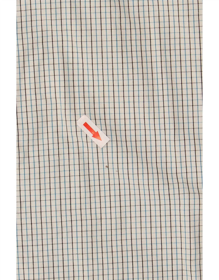 O'Neill Mens Graphic Slim Fit Shirt Medium Blue Check Cotton