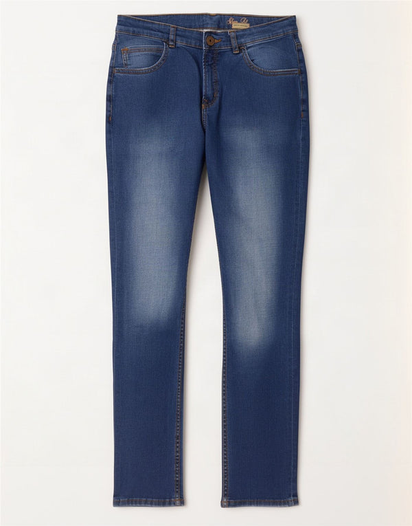 Zara Boys Slim Jeans 13-14 Years W30 L30 Blue Cotton