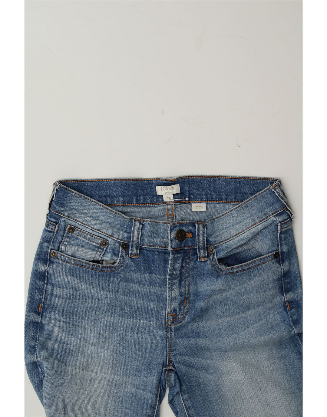 J. CREW Womens Skinny Jeans W25 L30 Blue Cotton Vintage J. Crew and Second-Hand J. Crew from Messina Hembry 