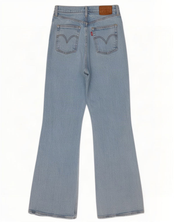Levi's Womens Ribcage Flared Jeans W26 L30 Blue