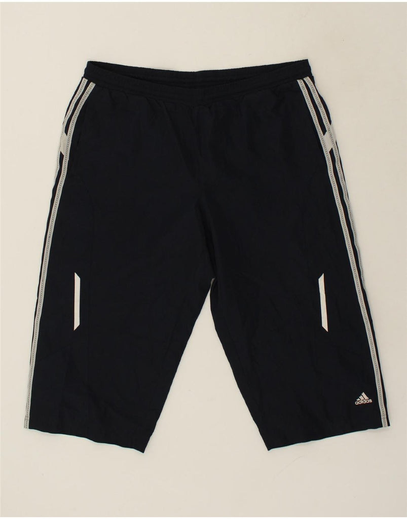 ADIDAS Mens Clima 365 Sport Shorts Large Navy Blue Polyester | Vintage Adidas | Thrift | Second-Hand Adidas | Used Clothing | Messina Hembry 
