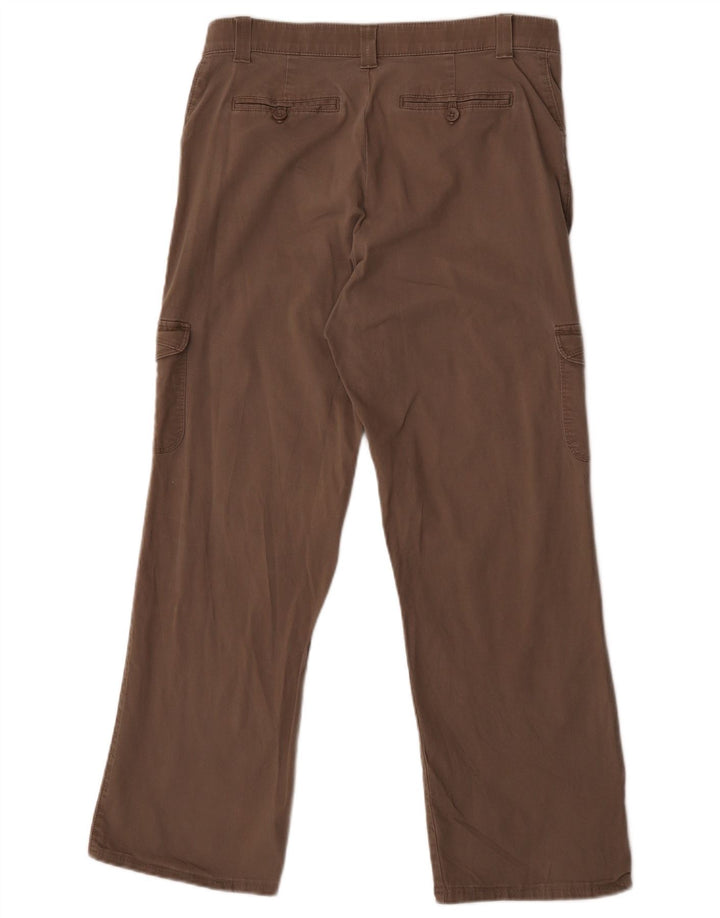 Lee Womens Straight Cargo Trousers W31 L28 Brown