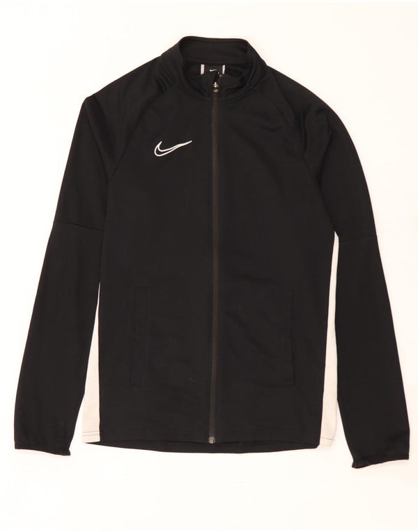 Adidas Mens Dri Fit Tracksuit Top Jacket Small Black Colourblock Polyester