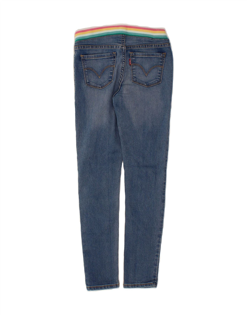 LEVI'S Girls Pull-On Jegging Stretch Jeans 9-10 Years W26 L24 Blue Cotton Vintage Levi's and Second-Hand Levi's from Messina Hembry 