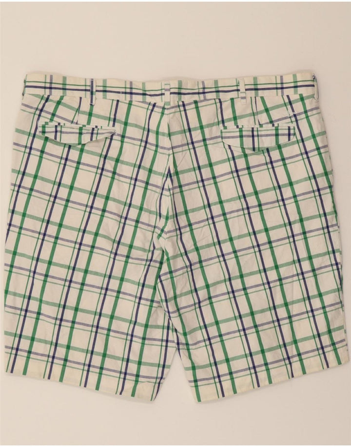 DOCKERS Mens Chino Shorts W42 2XL Green Check Cotton Vintage Dockers and Second-Hand Dockers from Messina Hembry 