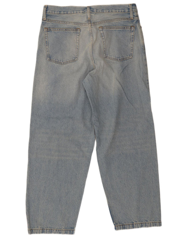 Cos Mens Mid Rise Relaxed Fit Straight Jeans W32 L28 Blue Cotton