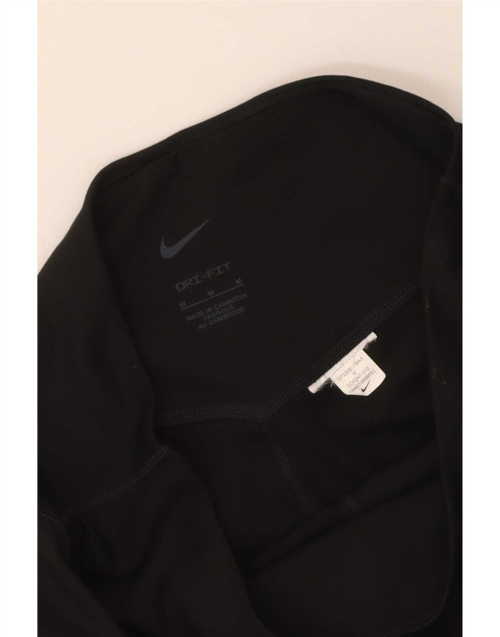 Nike Womens Dri Fit Capri Leggings UK 12 Medium  Black