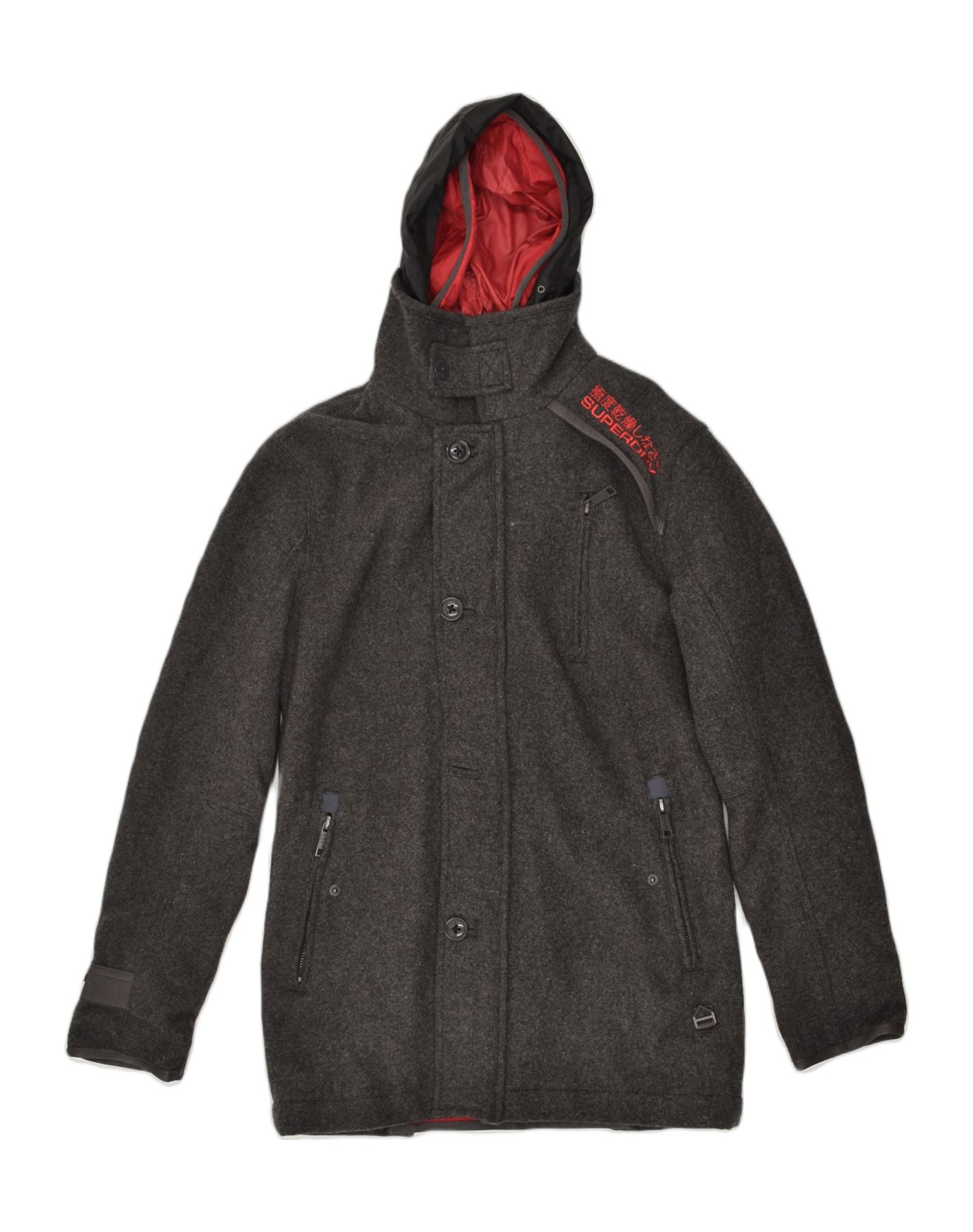 Superdry sales overcoat mens