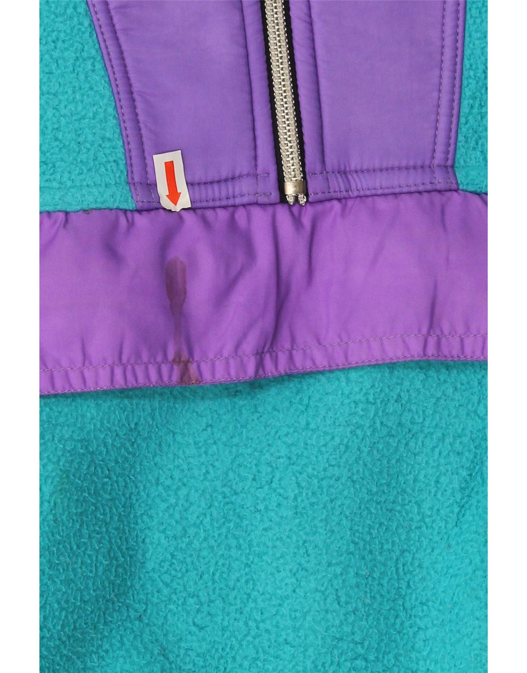 Colmar Mens Zip Neck Fleece Jumper XL Multicoloured Colourblock Polyester