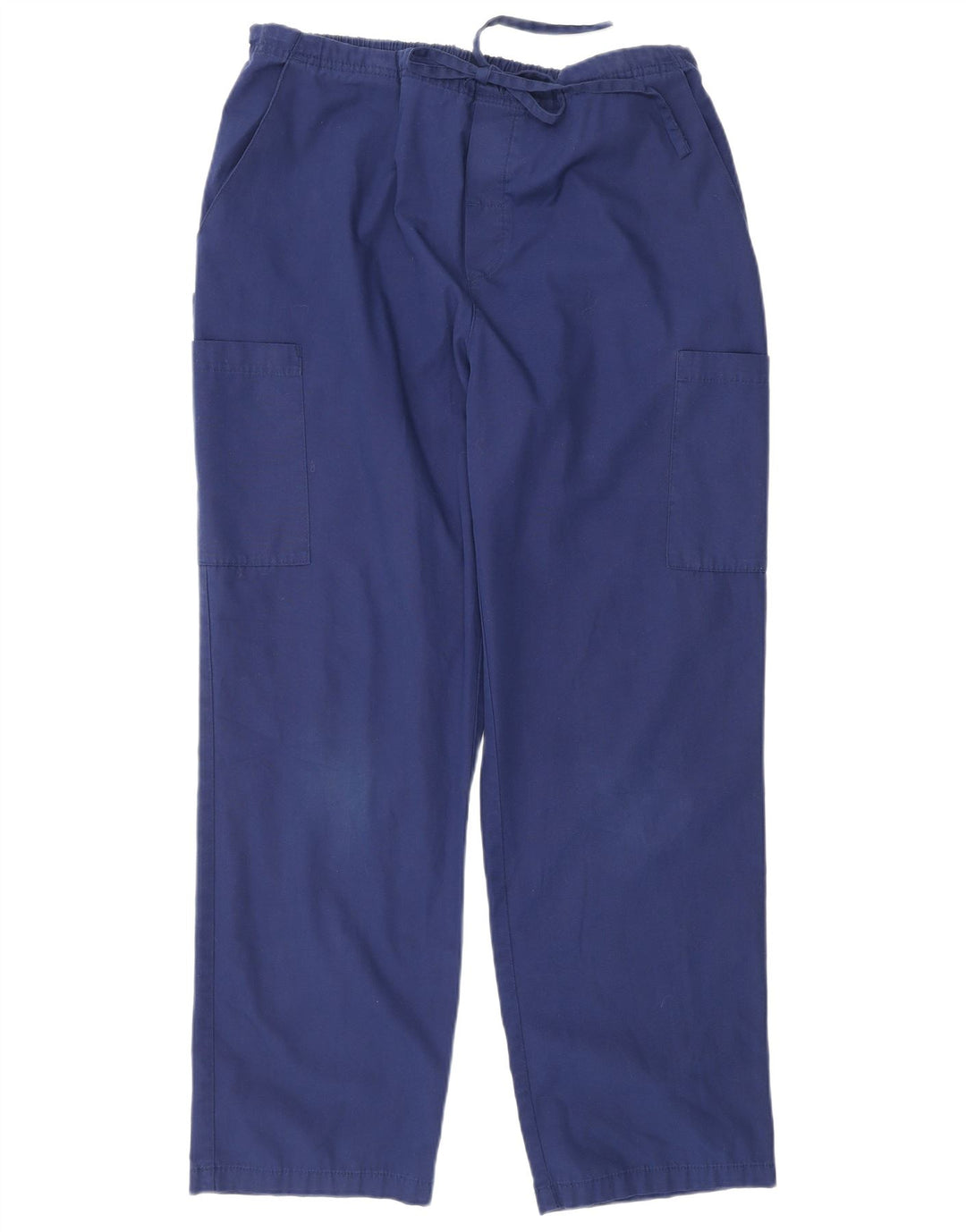 Dickies Mens Regular Cargo Trousers Large W34 L30 Navy Blue Polyester