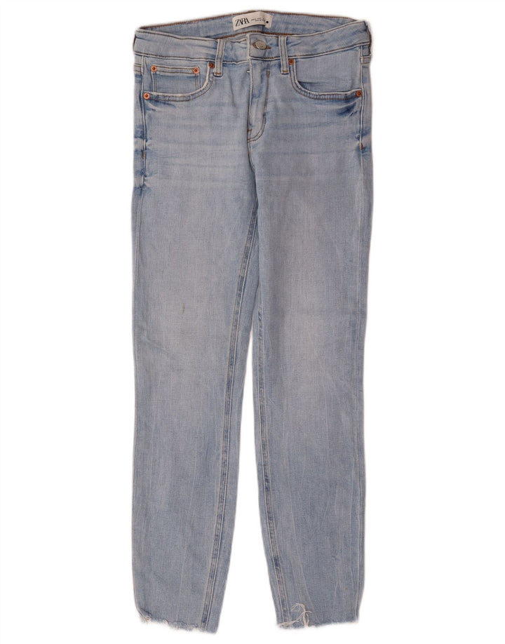 Zara Womens Slim Jeans EU 38 Small W28 L27 Blue Cotton