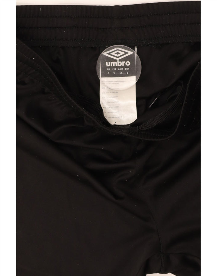 UMBRO Mens Sport Shorts Small Black Polyester