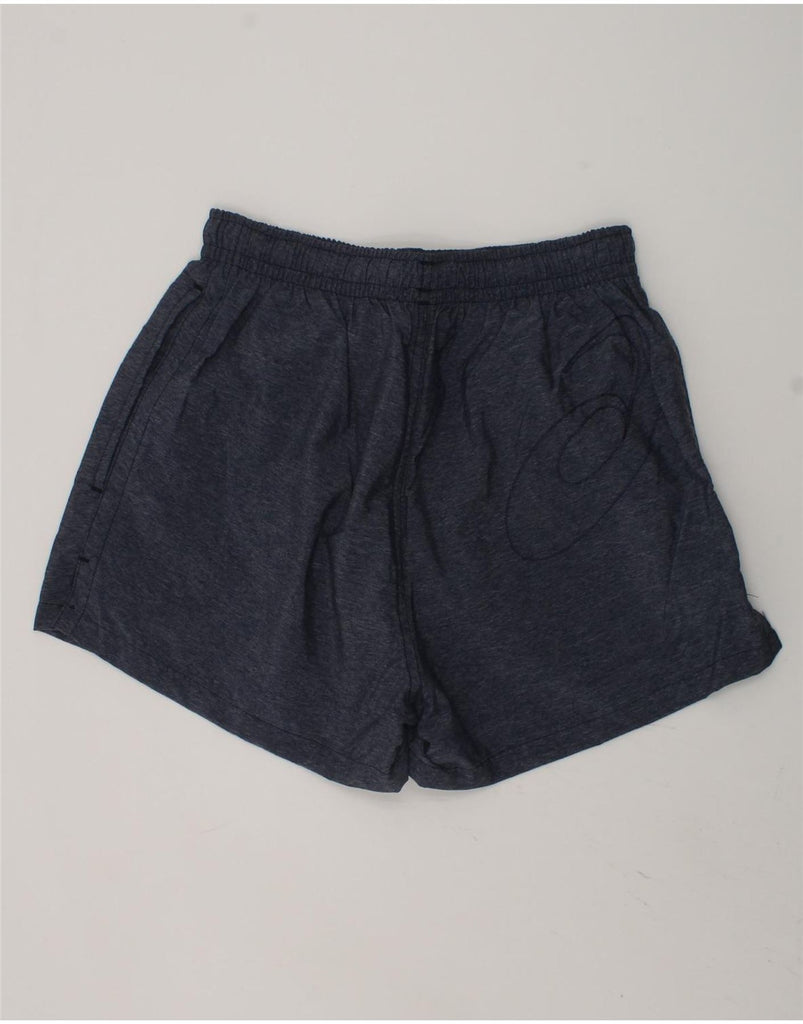 ASICS Boys Sport Shorts 8-9 Years Small  Navy Blue Polyamide | Vintage Asics | Thrift | Second-Hand Asics | Used Clothing | Messina Hembry 