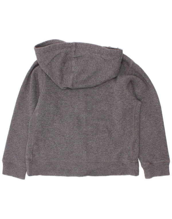 Nike Boys Graphic Zip Hoodie Sweater 6-7 Years Grey