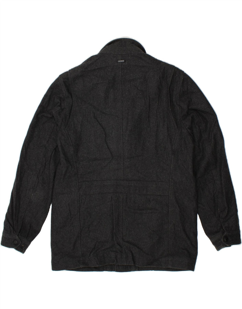 MICHAEL KORS Mens Utility Jacket UK 40 Large Grey Wool Vintage Michael Kors and Second-Hand Michael Kors from Messina Hembry 