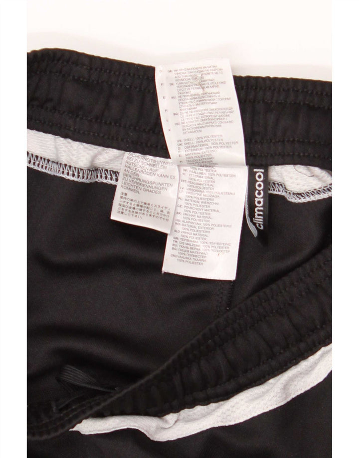 Adidas Mens Climacool Tracksuit Trousers Small Black Colourblock Polyester