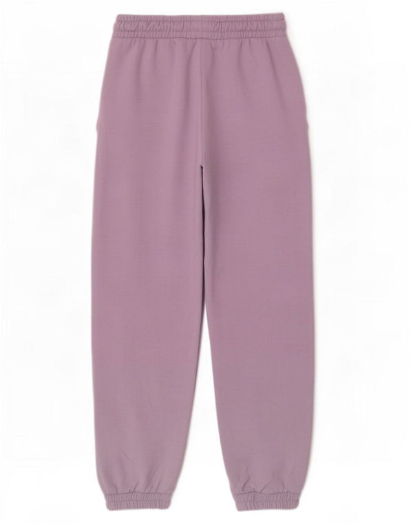 Zara Womens Tracksuit Trousers Joggers UK 8 Small Purple Polyester