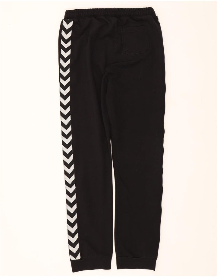 HUMMEL Mens Graphic Tracksuit Trousers Joggers Medium  Black Cotton Vintage Hummel and Second-Hand Hummel from Messina Hembry 