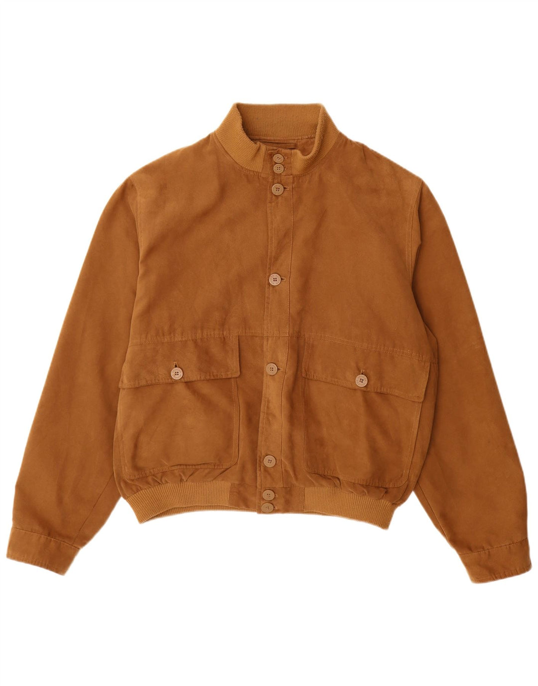 Stratos Mens Bomber Jacket IT 58 4XL Brown Polyester