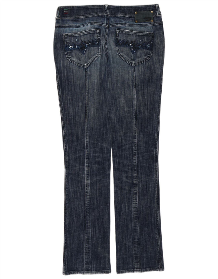 Diesel Womens Distressed Slim Jeans W31 L33 Blue Cotton