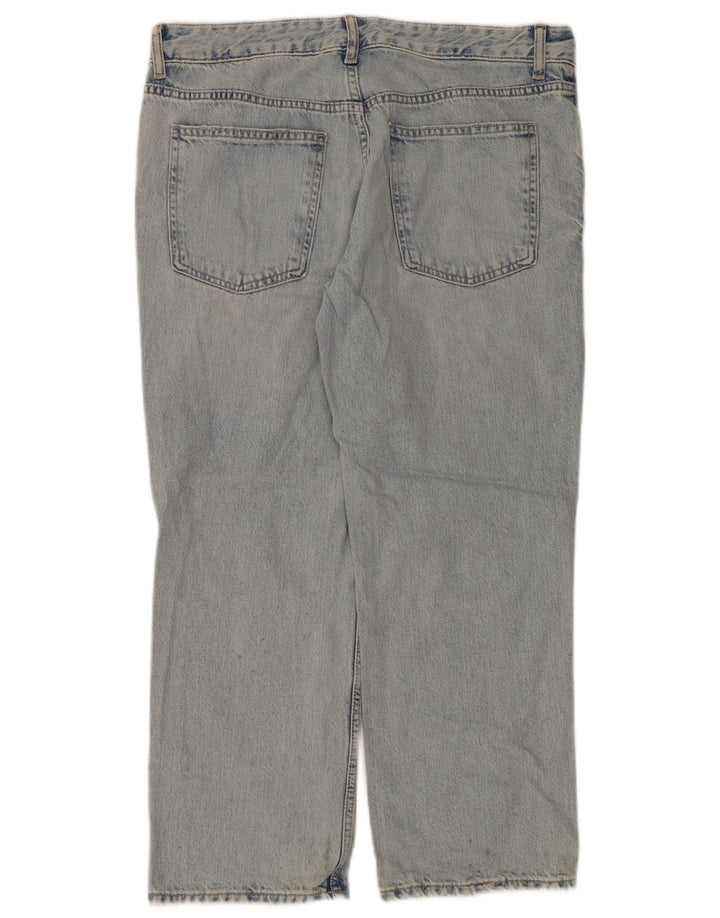 ZARA Womens Straight Jeans EU 40 Medium W30 L28 Blue Cotton
