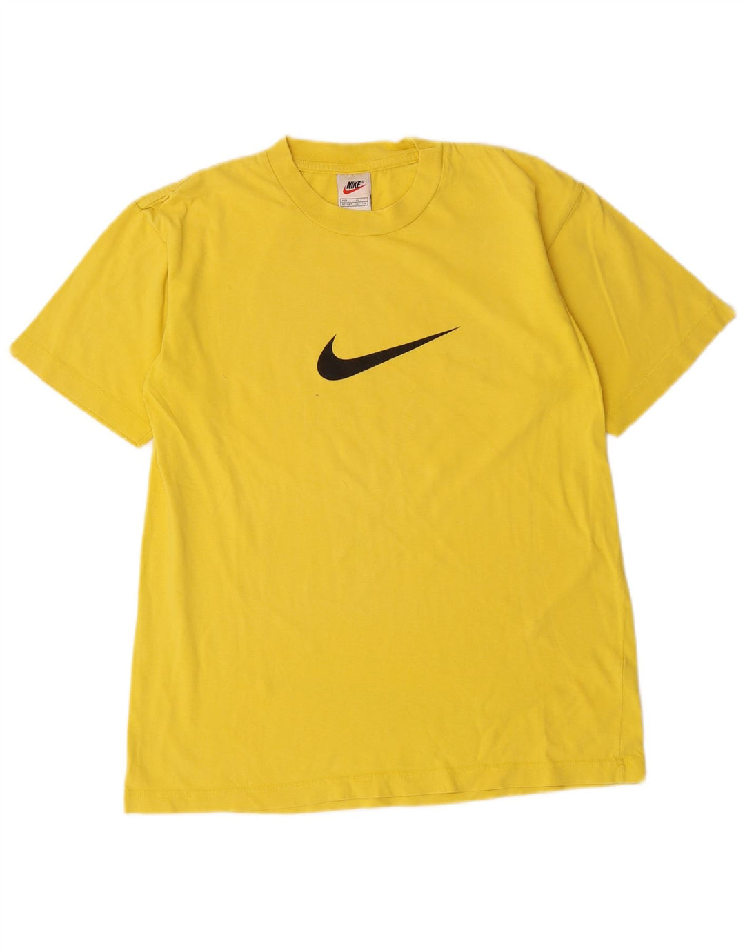 NIKE Boys Graphic T-Shirt Top 13-14 Years XL  Yellow Cotton