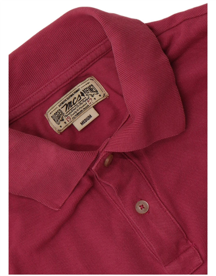 Marlboro Classics Mens Polo Shirt Medium Pink