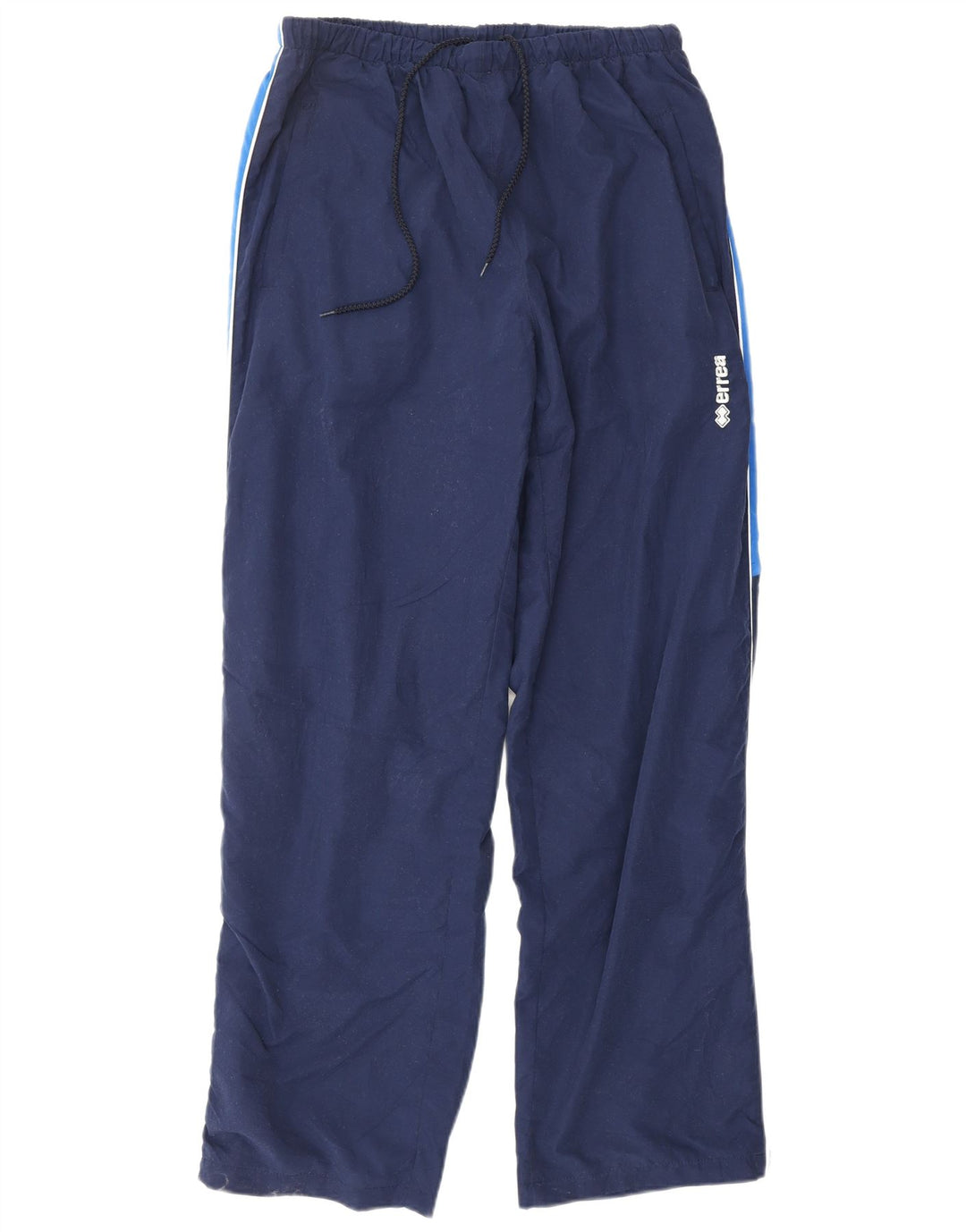 ERREA Mens Tracksuit Trousers Large Navy Blue Colourblock Polyester