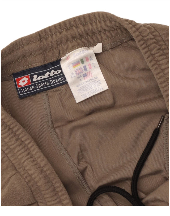 Lotto Mens Tracksuit Trousers UK 40/42 Medium Brown Polyester
