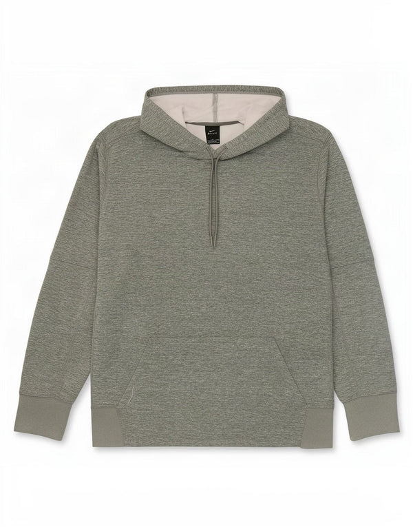 Nike Mens Dri Fit Hoodie Jumper 2XL Green Flecked Polyester