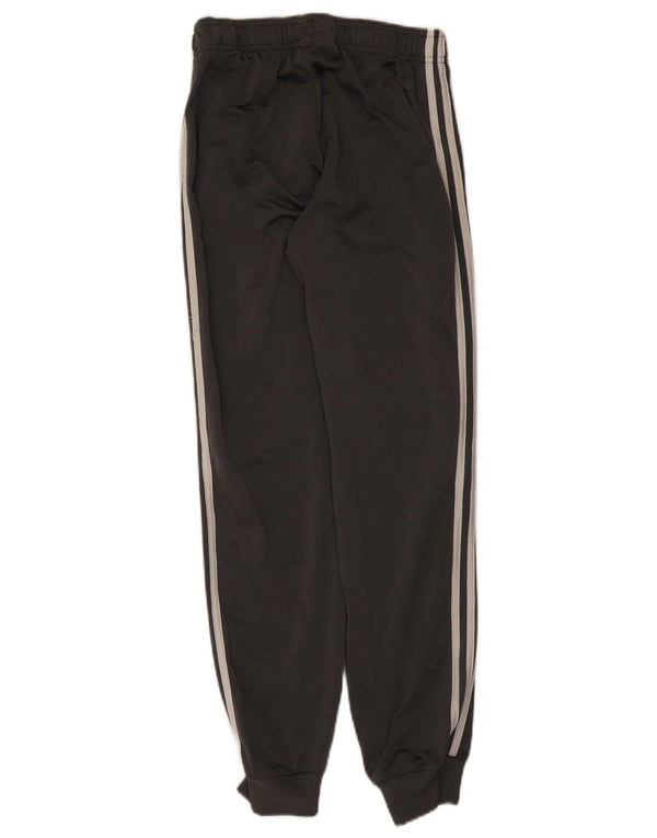 Adidas Boys Tracksuit Trousers Joggers 13-14 Years Grey Polyester