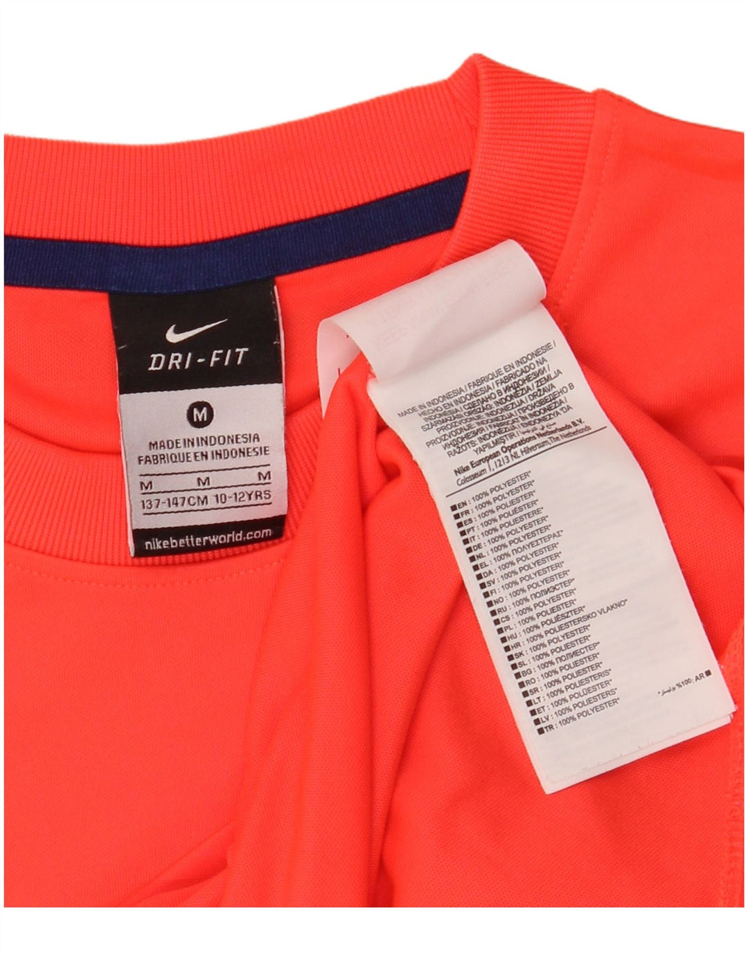 NIKE Boys Barcelona Graphic T-Shirt Top 10-11 Years  Medium Orange