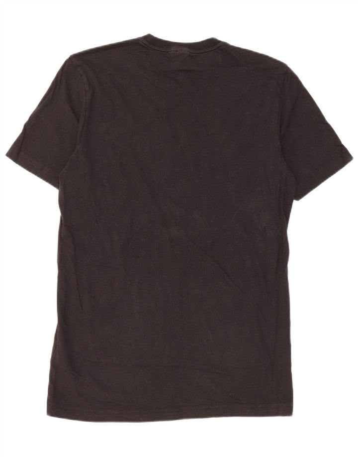 Adidas Mens Graphic T-Shirt Top Small Black Cotton