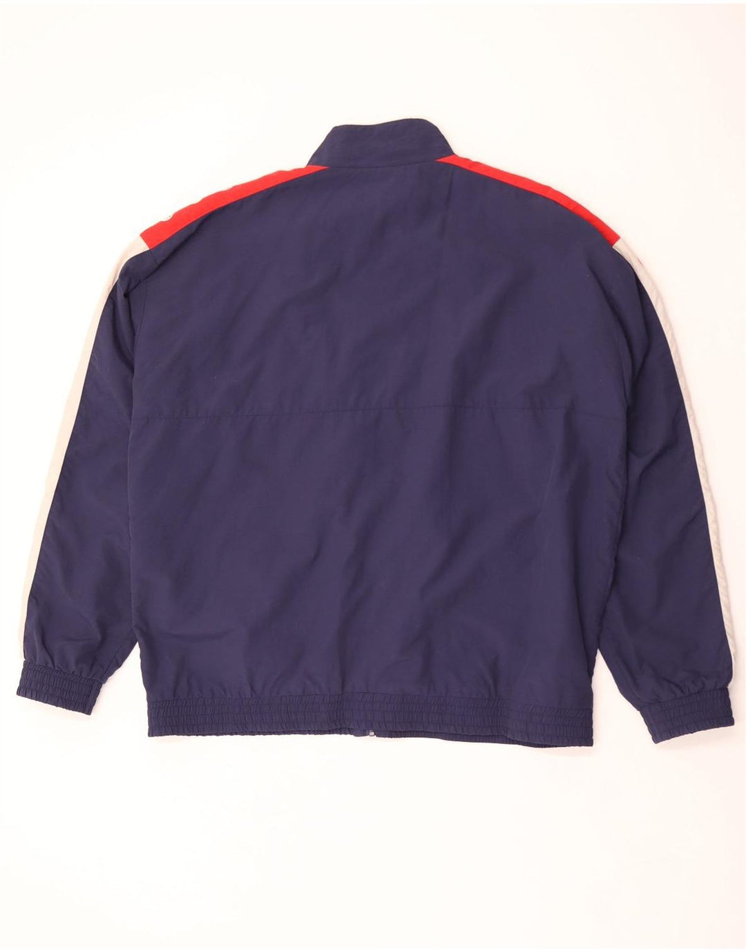 Fila Mens Graphic Tracksuit Top Jacket 2XL Navy Blue Colourblock Polyester