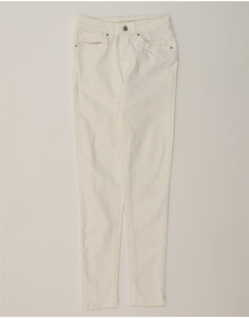 LEVI'S Womens Water Less Skinny Jeans W27 L28 Off White Cotton Vintage Levi's and Second-Hand Levi's from Messina Hembry 