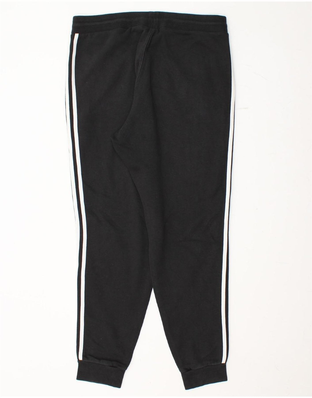 ADIDAS Mens Tracksuit Trousers Joggers Large  Black Cotton
