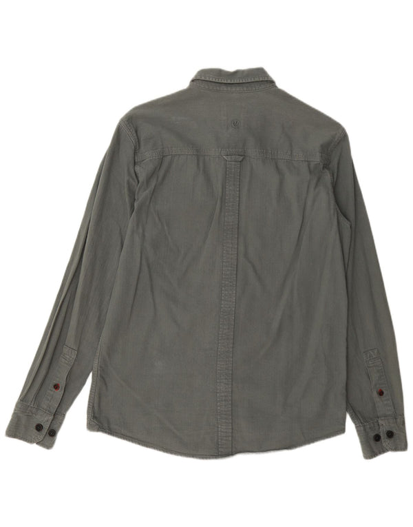 Fat Face Mens Shirt Small Grey Cotton
