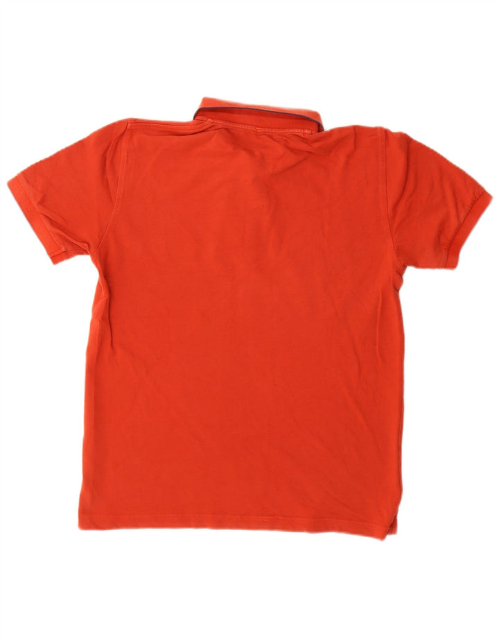 Sun68 Mens Regular Fit Polo Shirt Medium Red Cotton