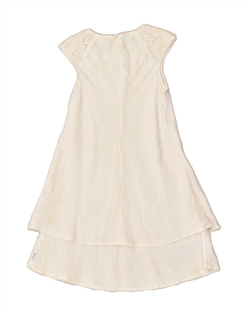 ARMANI Girls A-Line Dress 10-11 Years Off White | Vintage Armani | Thrift | Second-Hand Armani | Used Clothing | Messina Hembry 