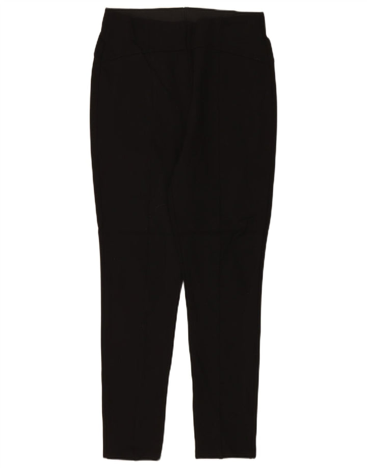ZARA Womens Slim Chino Trousers W34 L28 Black