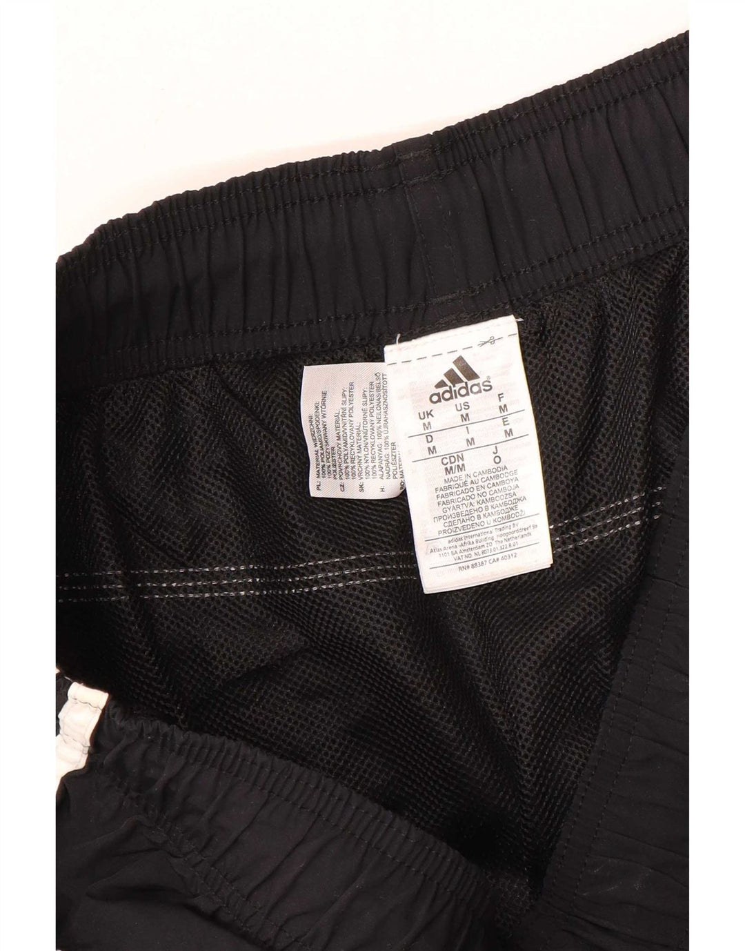 Adidas Mens Sport Shorts Medium Black Nylon