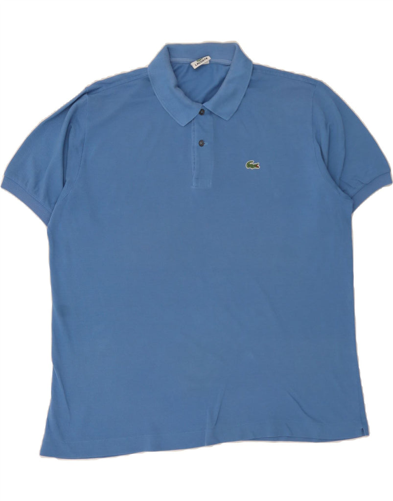LACOSTE Mens Polo Shirt Size 6 XL Blue Cotton Vintage Lacoste and Second-Hand Lacoste from Messina Hembry 