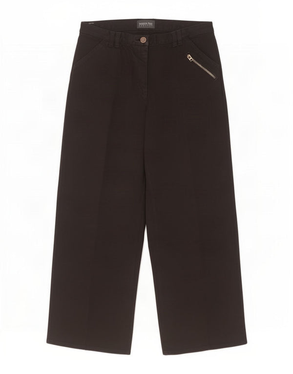 Patrizia Pepe Womens High Waist Wide Leg Jeans IT 42 Medium W29 L28 Black