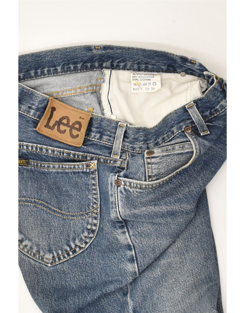 LEE Mens Straight Jeans W33 L30 Blue Cotton | Vintage Lee | Thrift | Second-Hand Lee | Used Clothing | Messina Hembry 